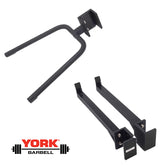 York Barbell Safety Spot Arms and Dip Attachments Combo