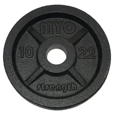 MYO Strength Olympic Cast Iron Disc | 5kg, 10kg, 20kg