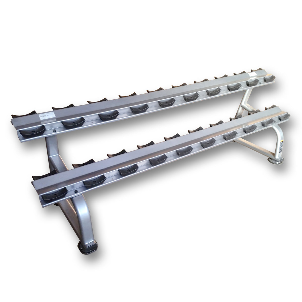 MYO Strength Dumbbell Rack | 10 Pairs | 2-Tier with Stirrups – Build ...