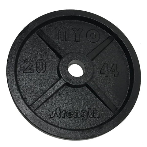 MYO Strength Olympic Cast Iron Disc | 5kg, 10kg, 20kg