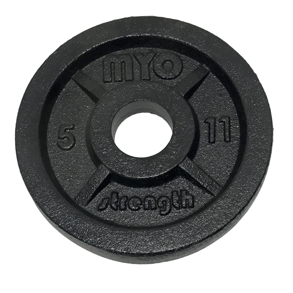 MYO Strength Olympic Cast Iron Disc | 5kg, 10kg, 20kg