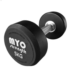MYO Strength 5kg urethane dumbbell