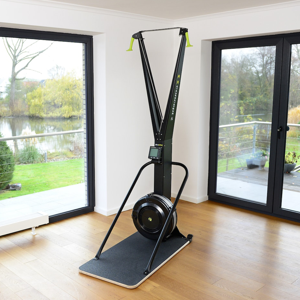 Concept2 SkiErg with PM5 in home