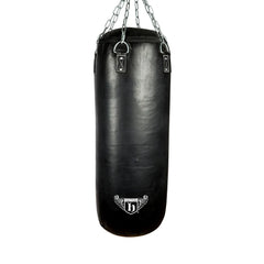 Hatton Boxing Heavy Duty Punch Bag | Leather or Polyurethane | Black