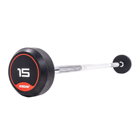 Jordan Rubber Barbells - Straight Bar | Sets Available