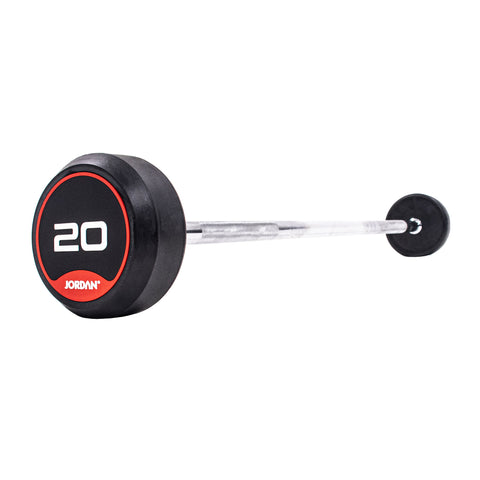 Jordan Rubber Barbells - Straight Bar | Sets Available