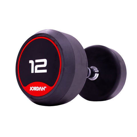 Jordan Rubber Dumbbells red 12kg