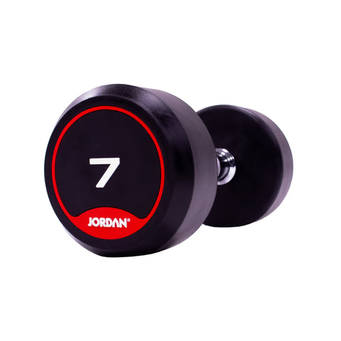 Jordan Rubber Dumbbells red 7kg