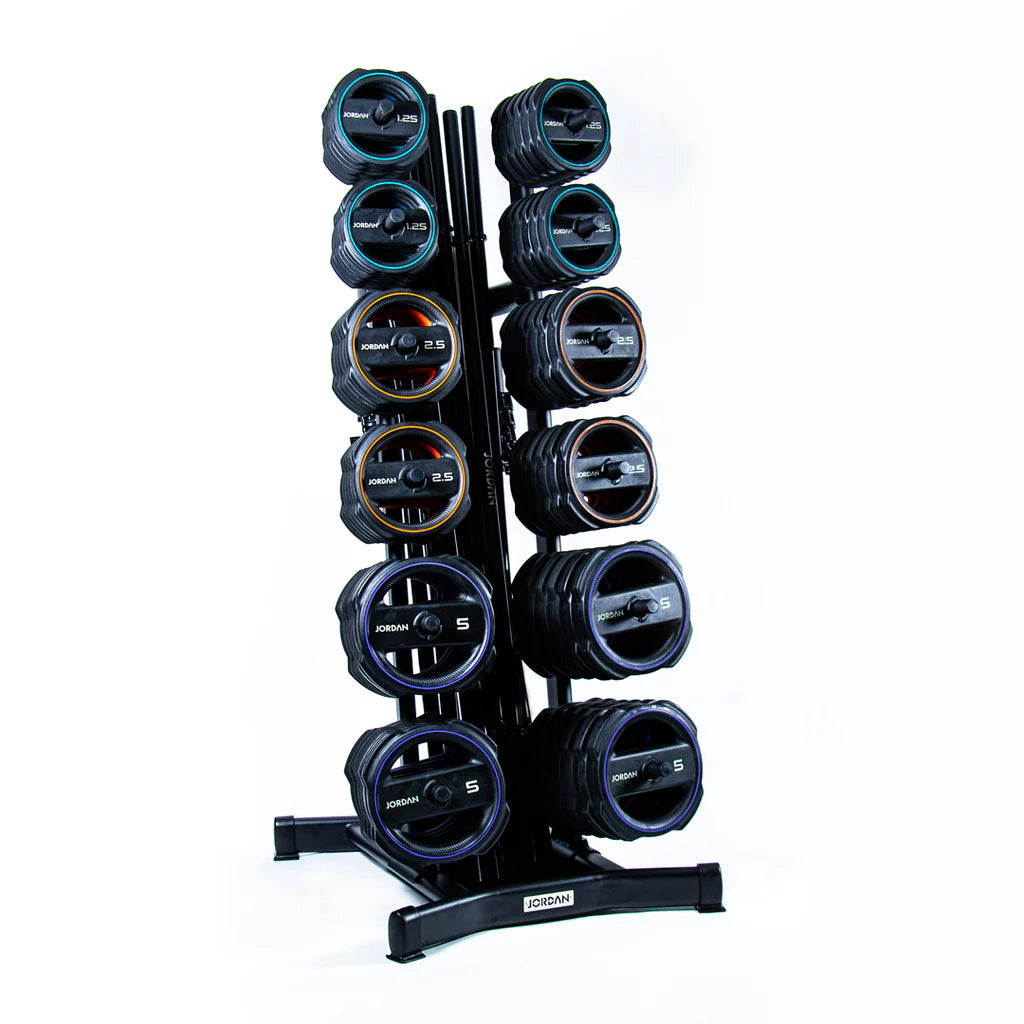 Jordan ignite pump x 12 barbell set with rack