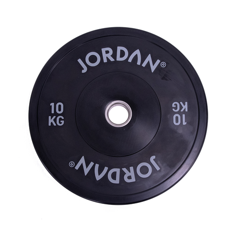 Jordan Fitness Black Olympic Rubber Bumper Weight Plates | 5kg-25kg