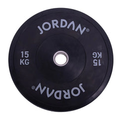 Jordan Fitness Black Olympic Rubber Bumper Weight Plates | 5kg-25kg