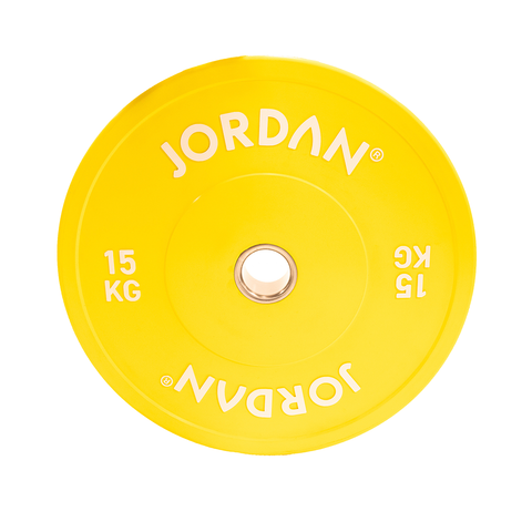 Jordan Fitness Coloured Olympic Rubber Bumper Weight Plates | 5kg-25kg