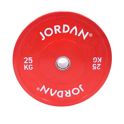 Jordan Fitness Coloured Olympic Rubber Bumper Weight Plates | 5kg-25kg