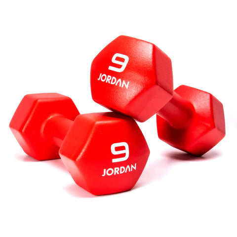 JORDAN Neoprene Studio Hex Dumbbells | 0.5kg - 10kg