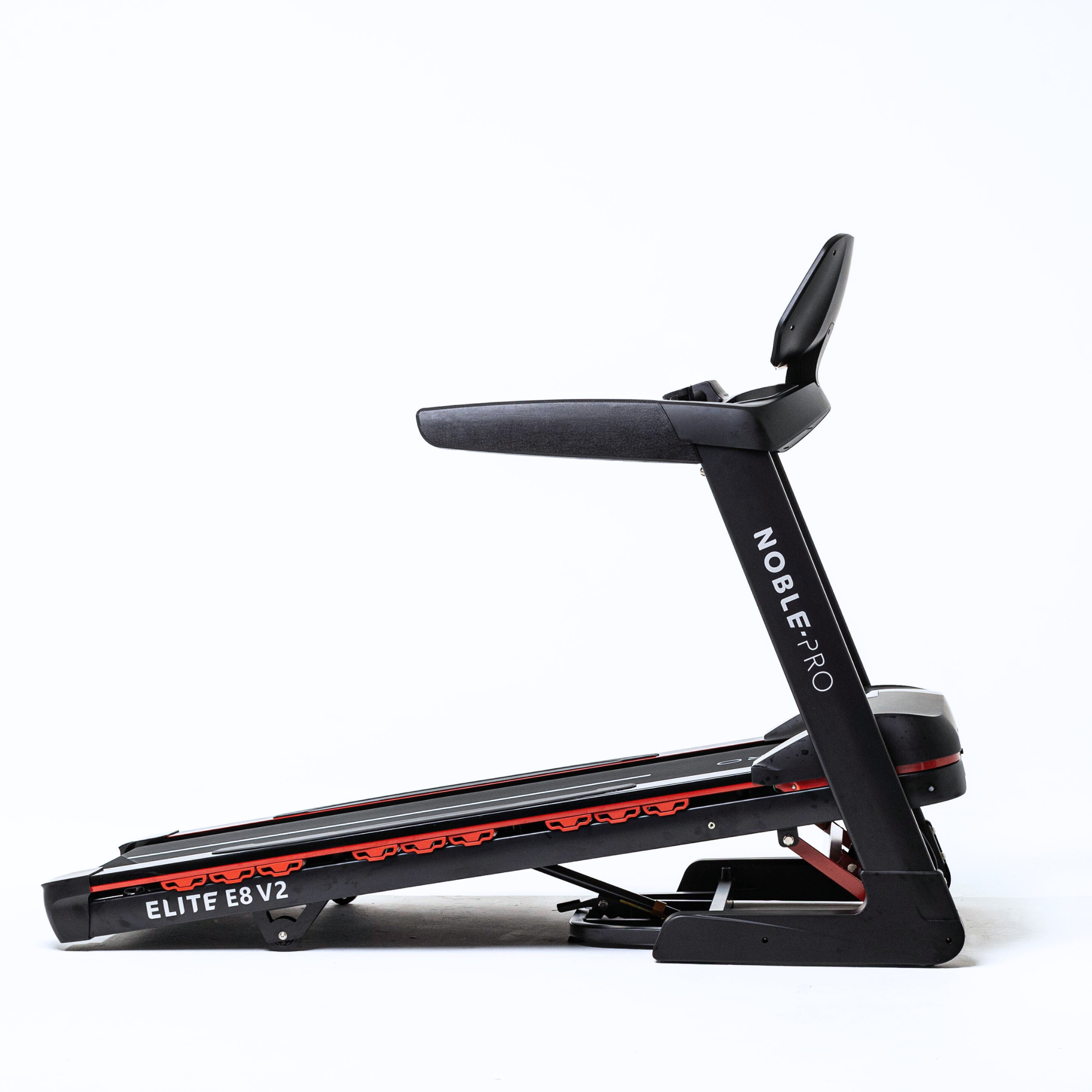 Noble Pro Elite E8ix Treadmill incline side view