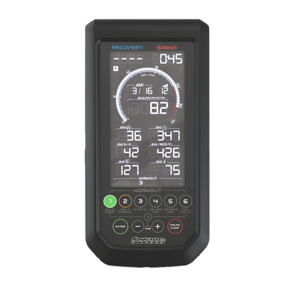 Octane Rō Rower Indoor Rowing Machine User Console Octane Fitness