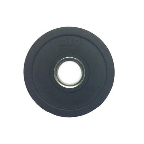 MYO Strength Olympic Rubber Coated Disc | Black | 1.25kg - 25kg