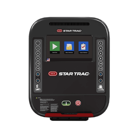 Star Trac $TR Series Treadmill 10" Touch Screen Console Close Up