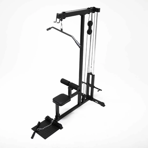 York Barbell C19LR Cable Lat Pulldown and Low Row high angle