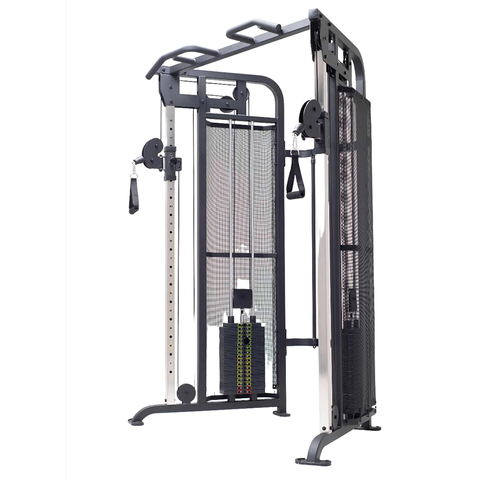 York Barbell C32FT Functional Trainer Front Side Angle