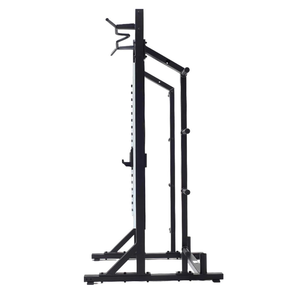 York Barbell C32HR Olympic Half Rack with Pull Up Bar side view