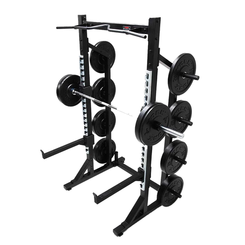 York Barbell C32HR Olympic Half Rack with Pull Up Bar weights