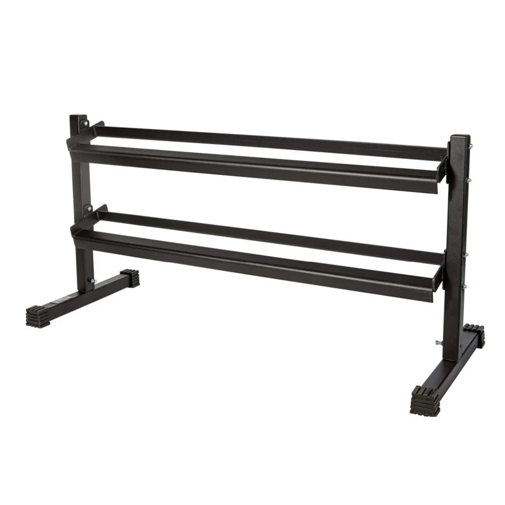 York Dumbbell Horizontal Storage Rack, 2-Tier, righ side